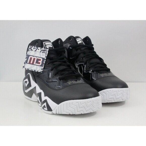 Fila Other - Fila Men Shoes Mashburn Night Walk MB Basketball Logo 1BM01747 013 Black Sz 11.5
